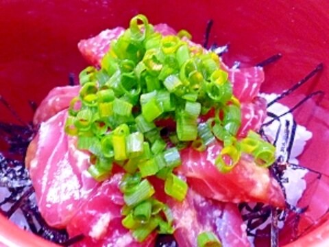 醤油麹漬けマグロ丼